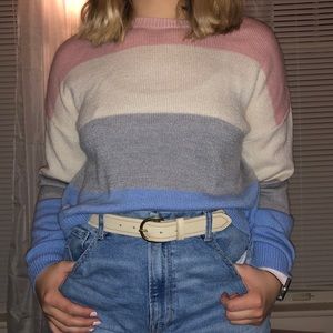 H&M Color Block Sweater